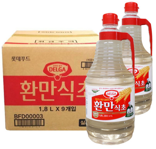 롯데 환만식초 LT APPLE VINEGAR 1.8Lx9
