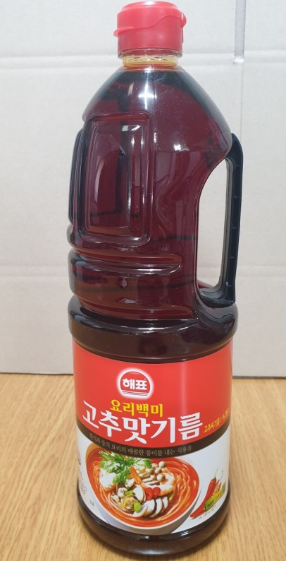 고추 맛기름 SJ CHILLI OIL 1.8L (8 BTL/BOX)