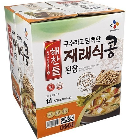 해찬들 된장 CJ SOY BEAN PASTE 14KG