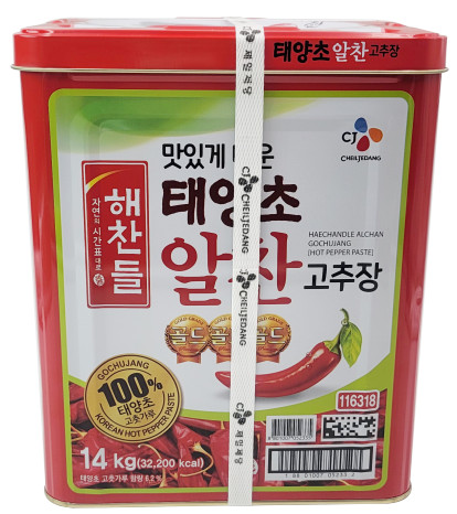 해찬들 알찬 고추장 HOT PEPPER BEAN PASTE 14KG