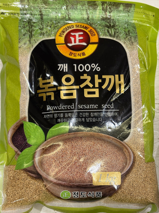 정도식품 볶음 참깨 JD ROASTED SESAME 1KG (10PKT/BOX)