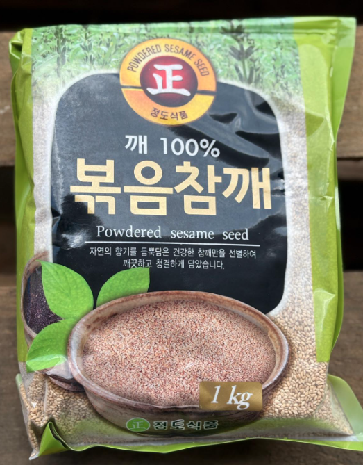 정도식품 볶음 참깨 JD ROASTED SESAME 1KG (10PKT/BOX)