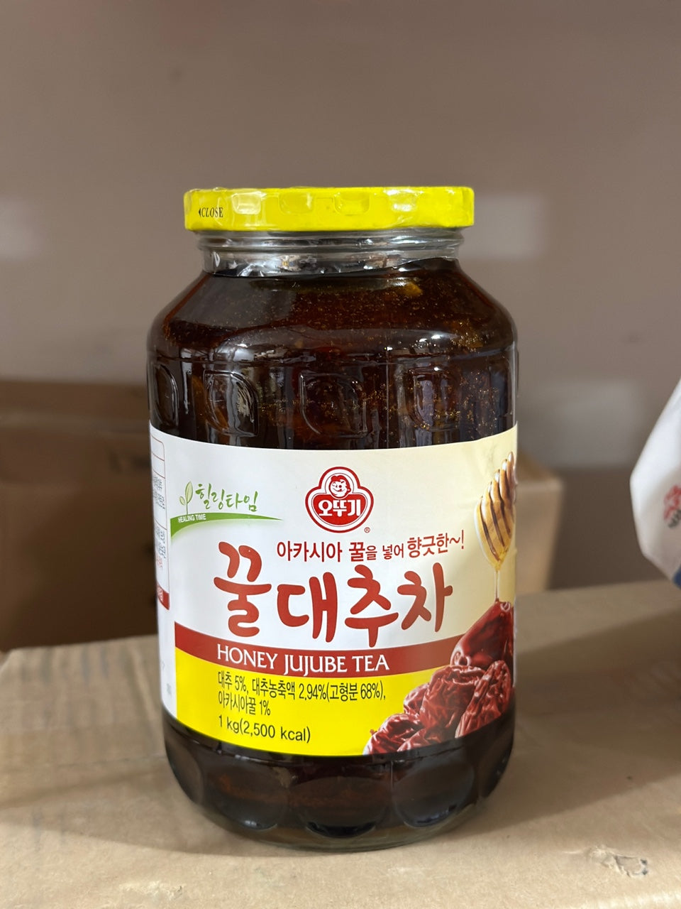 꿀 대추차 HONEY JUJUBE TEA 1KGx12