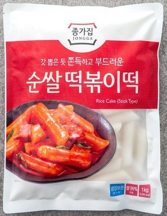 종가집 떡볶이떡 JGJ RICE CAKE 1KGx5