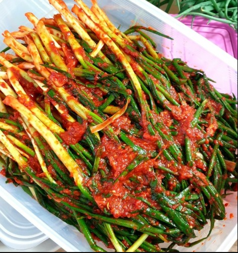 파김치 CHINA GREEN ONION KIMCHI 2.5KG