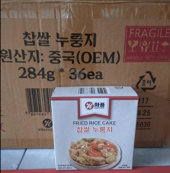 화풍 찹쌀 누룽지 NURUNGJI 284Gx36