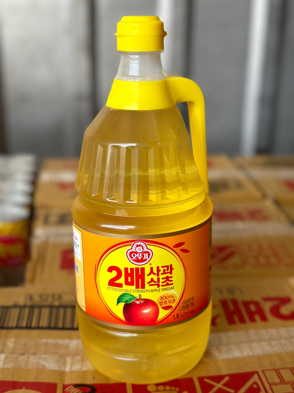 오뚜기 2배 사과식초 OTG DOUBLE APPLE VINEGAR 1.8L*6