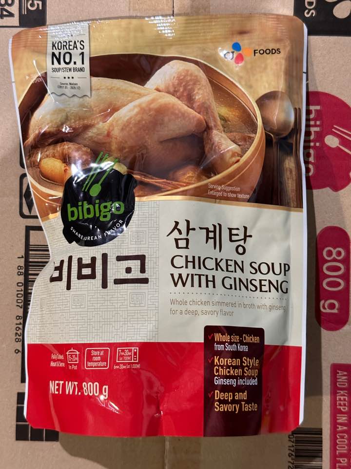 CJ 비비고 삼계탕 BBG GINSENG CHICKEN SOUP 800Gx10