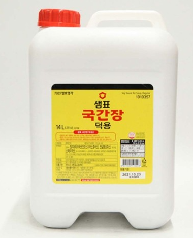 샘표 국간장 SP SOY SAUCE FOR SOUP 15L