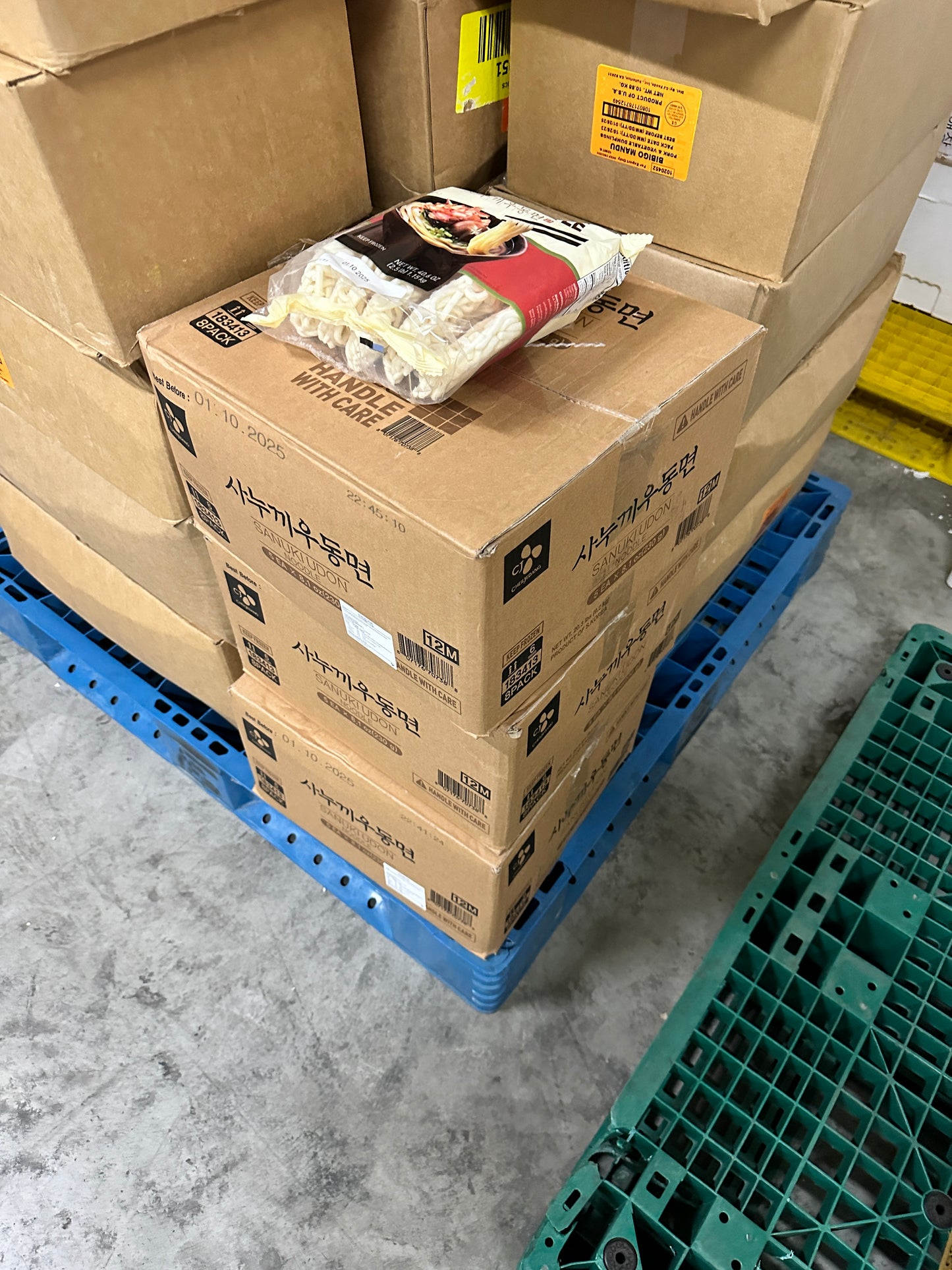 사누끼 냉동 우동면 CJ SANUKI UDON 1.15KG(230GX5) 8PKT/BOX
