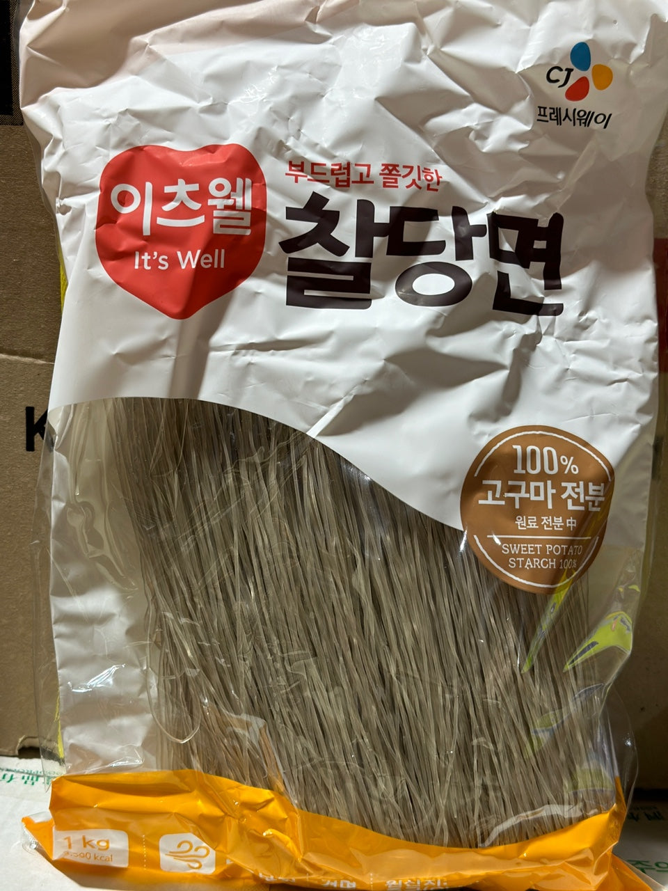 CJ 이츠웰 당면 CJ GLASS NOODLES 1KG (10PKT/BOX)