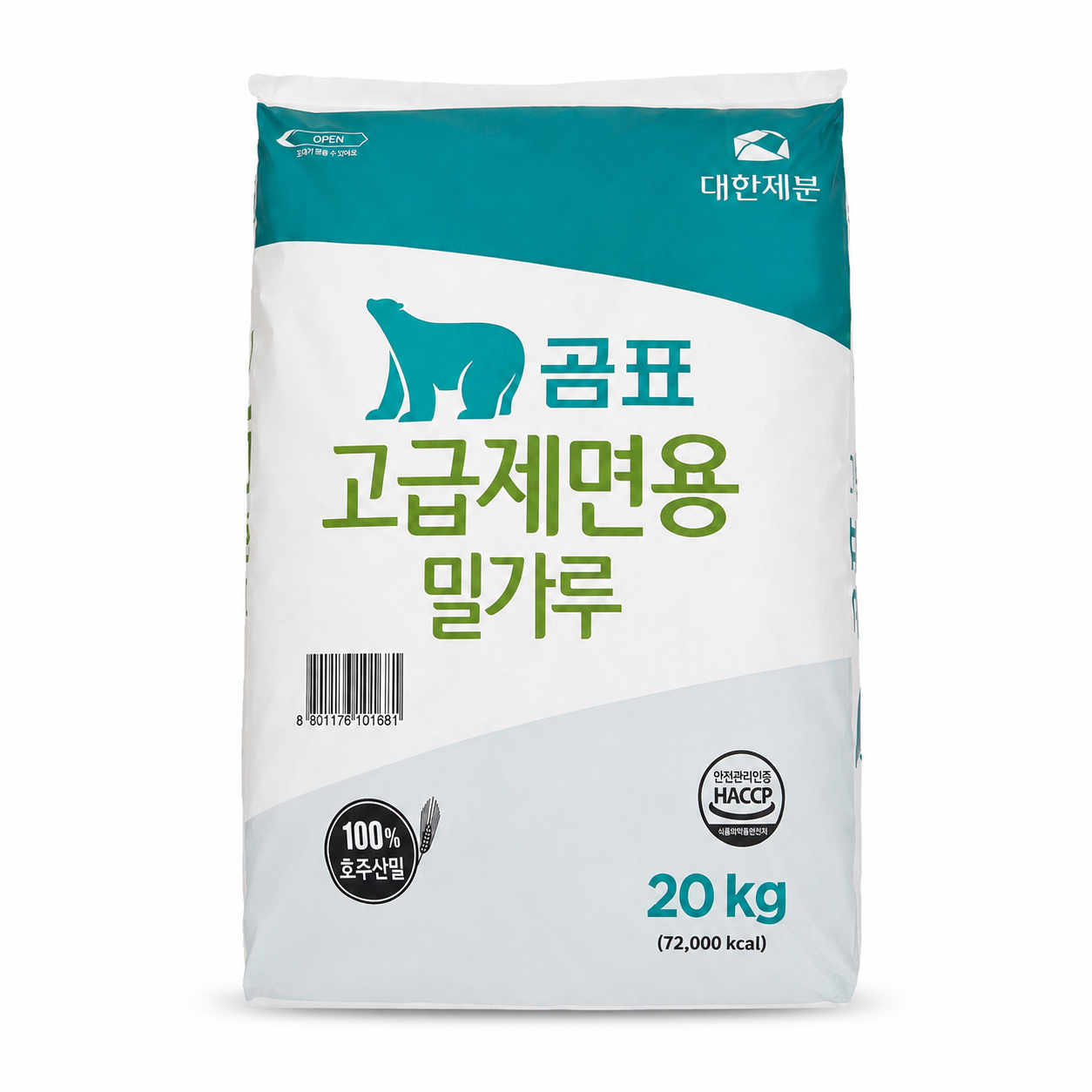 곰표 고급제면용 밀가루 GP WHEAT FLOUR FOR NOODLE 20KG