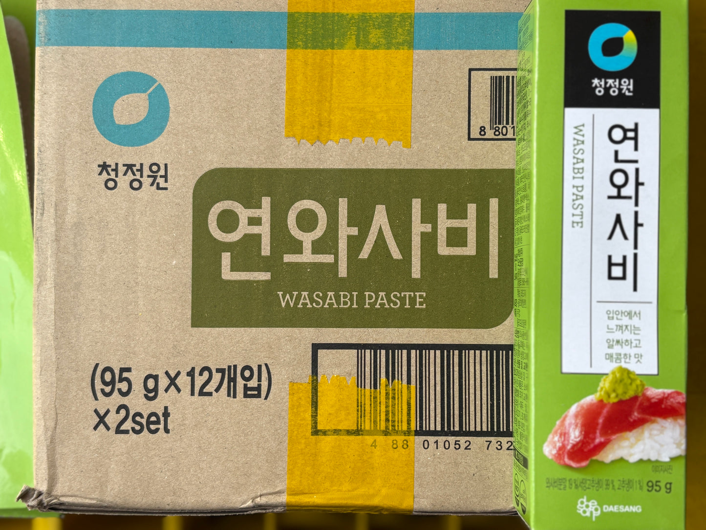 청정원 연와사비 DS PREPARED WASABI 95G (24PKT/BOX)