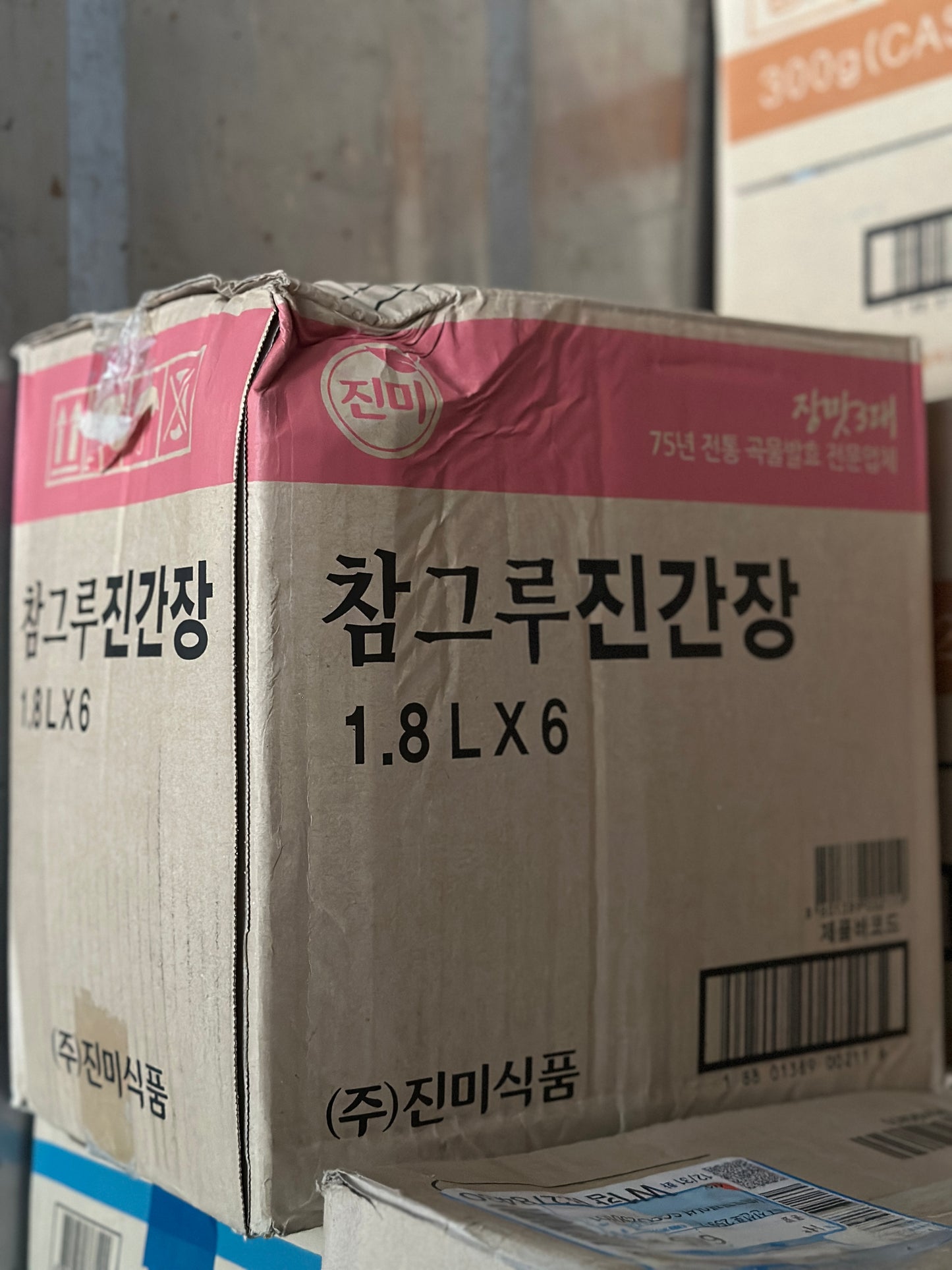 진미 진간장 JINMI JIN SOY SAUCE 1.8L