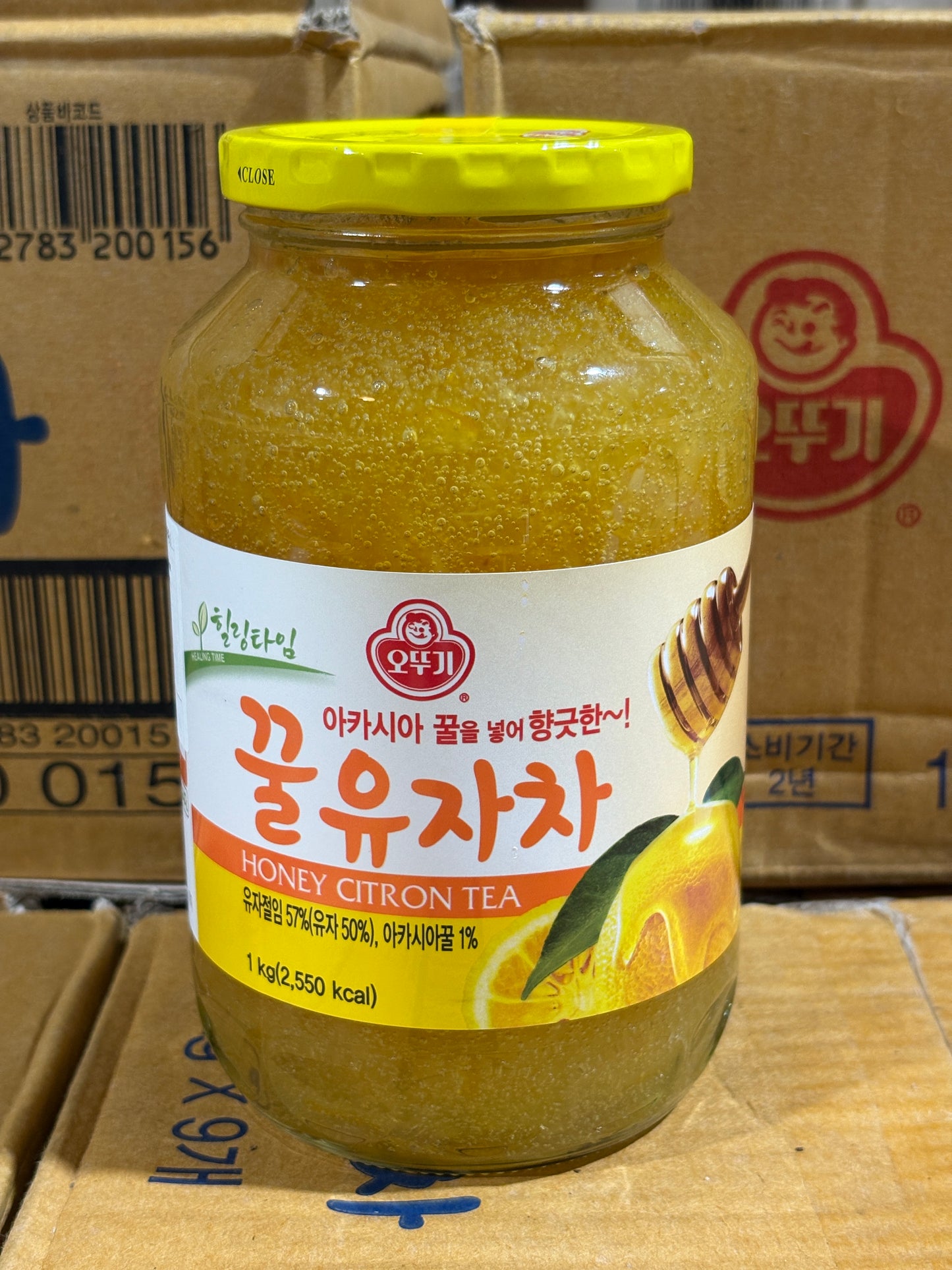 오뚜기 유자차 OTG HONEY CITRON TEA 1KG (9BTL / CTN)