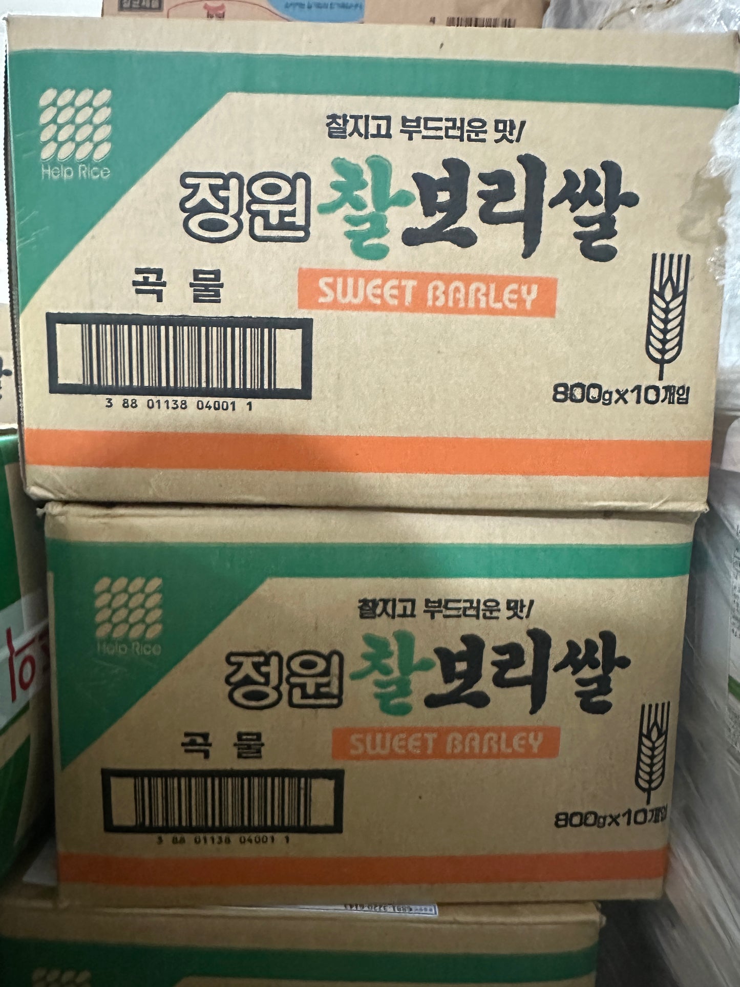 정원 보리쌀 JW BARLEY RICE 800G (20PKT/BOX)