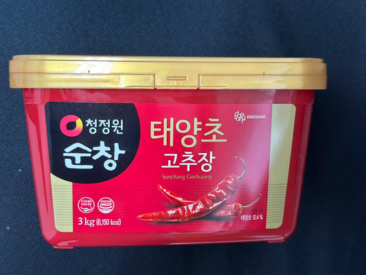 태양초 골드 고추장 DS HOT PEPPER BEAN PASTE 3KGx4
