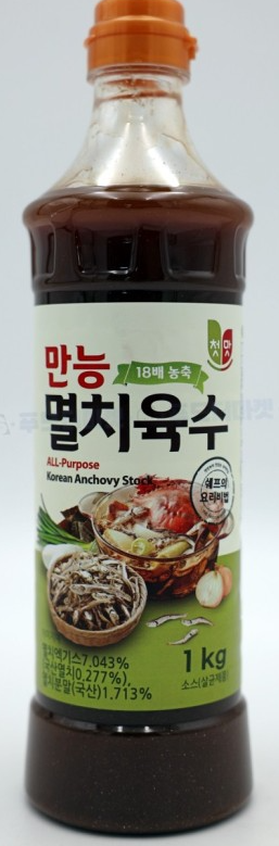 멸치육수 진국 ANCHOVY SAUCE FOR SOUP 1KGx12