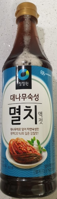 청정원 멸치액젓 CJW ANCHOVY FISH SAUCE 1KG (12BTL/BOX)