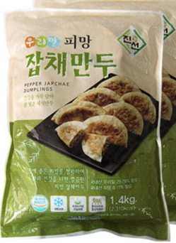 진선 잡채 만두 JS GLASS NOODLE DUMPLING 1.4KGx6
