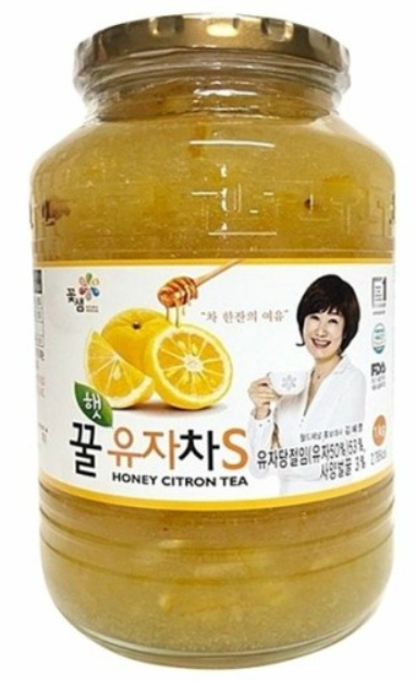 꽃샘 유자차 KS HONEY CITRON TEA 1KGx12