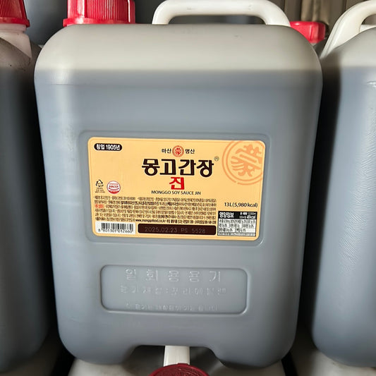 몽고 진간장 MG JIN SOY SAUCE 13L