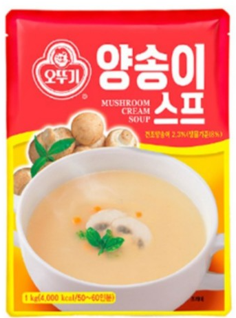 양송이 스프 OTG MUSHROOM SOUP POWDER 1KGx10
