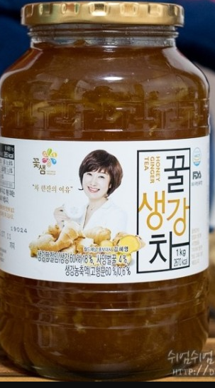 꽃샘 생강차 KS HONEY GINGER TEA 1KGx12