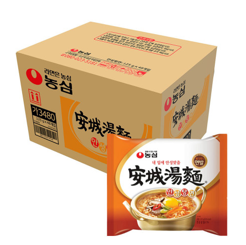 [BOX] 농심 안성탕면 NS ANSUNGTANGMYUN 125Gx48