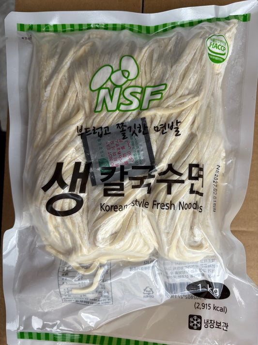 생 칼국수면 NSF FRESH KALGUKSOO NOODLE 1KG (10 PKT/BOX)