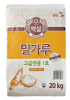 밀가루 고급면용 1호 CJ PREMIUM WHEAT FLOUR 20KG