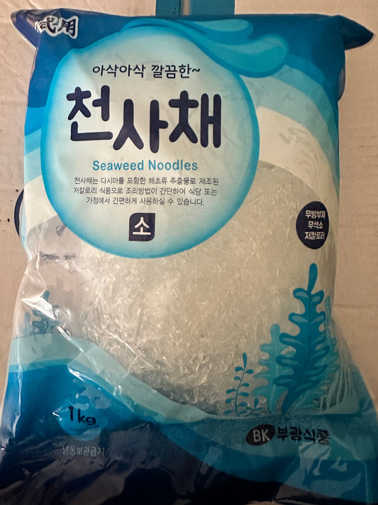 [1 PKT] 천혜식품 천사채 얇은거  KELP NOODLE 1KG (10pkt/Box)