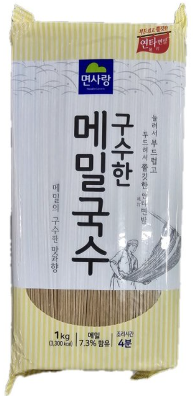 면사랑 건 메밀국수 DRIED BUCKWHEAT NOODLE 1KG * 15 pkt