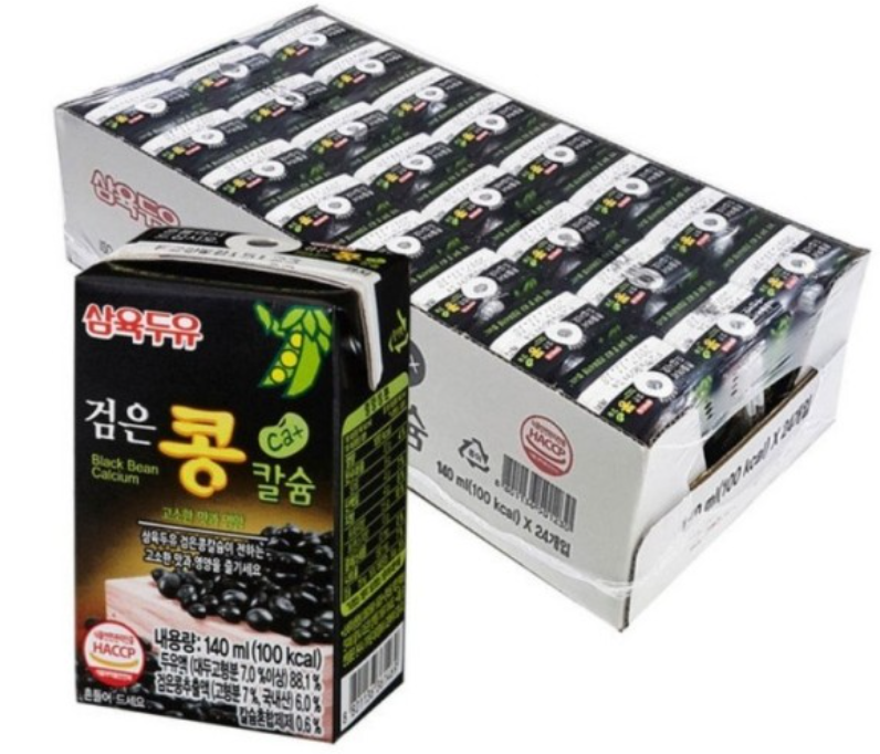 삼육 검은콩 두유(팩)/ SY/BLACK SOYBEAN MILK/190ML*24