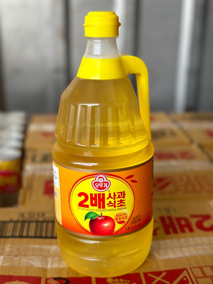 오뚜기 2배 사과식초 OTG DOUBLE APPLE VINEGAR 1.8L*6
