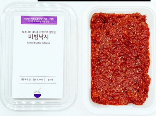 젓갈 소믈리에가 만든 비빔낙지젓갈 MINCED SEASONED OCTOPUS 400G