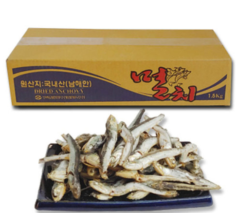 [BOX] 다시멸치 DRIED ANCHOVY FOR SOUP 1.5KG