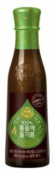 백설 들기름 CJ PERILLA OIL 300MLx12