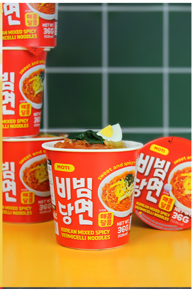 [BOX] 모티 비빔당면 VERMICELLI NOODLE CUP 36G*15EA/BOX