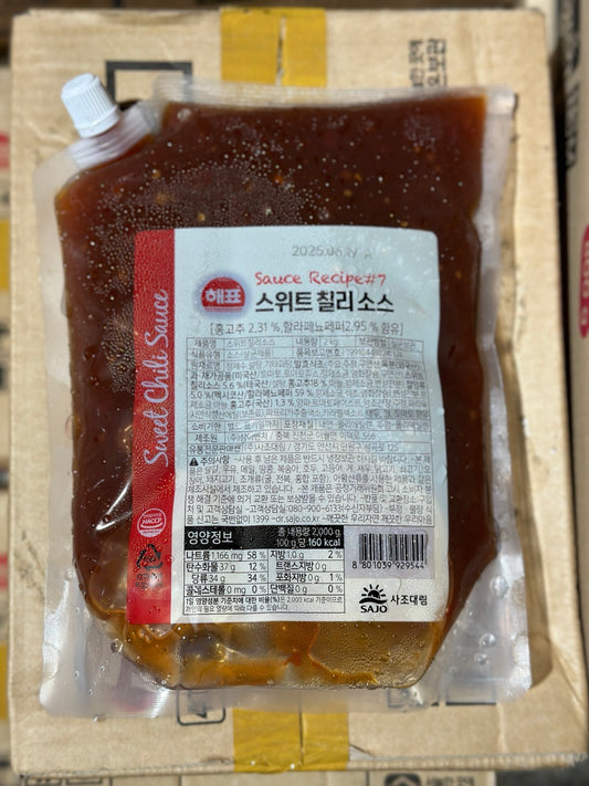 스위트 칠리소스 SWEET CHILLI SAUCE 2KGx6PKT