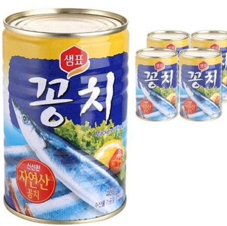 꽁치 통조림 CANNED MACKEREL PIKE 400Gx24