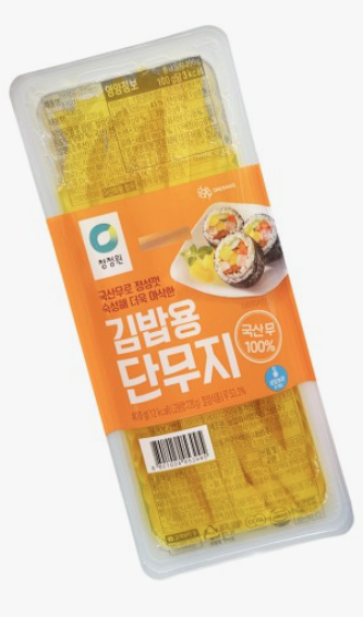 청정원 김밥 단무지 PICKLED RADISH FOR KIMBAB 400G*18
