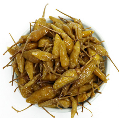 산고추절임 장아찌 PICKLED RED PEPPER 4KGx4