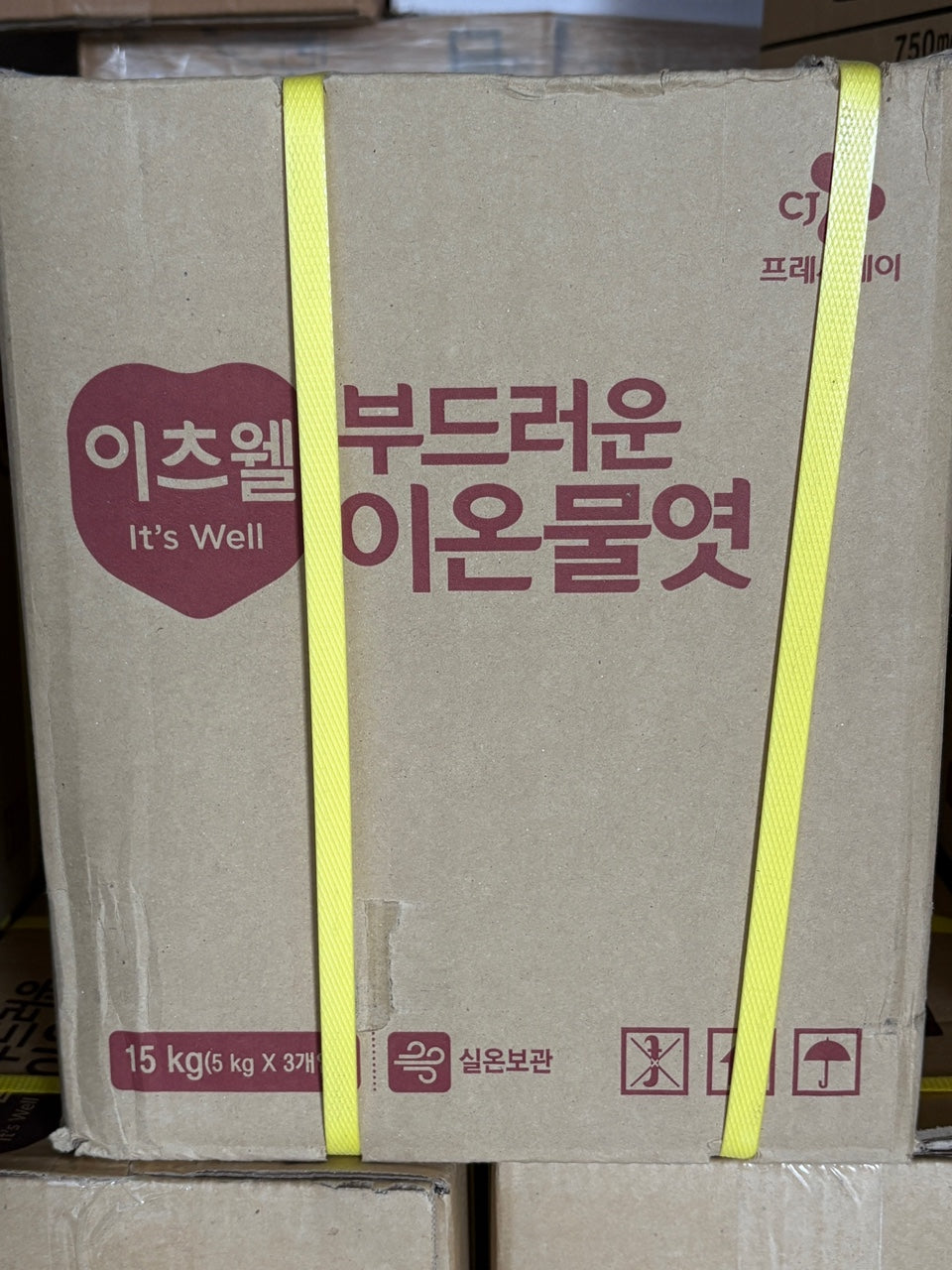 이츠웰 백물엿 CJ WHITE CORN SYRUP 5KG (3 BTL/BOX)
