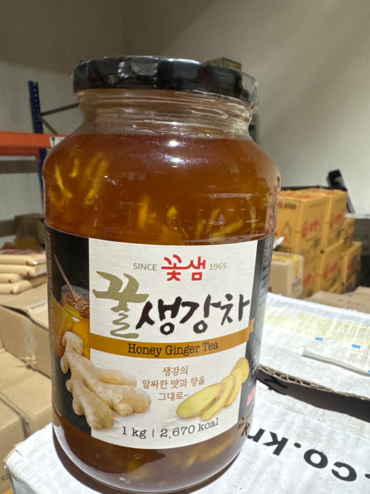 꽃샘 생강차 KS HONEY GINGER TEA 1KGx12