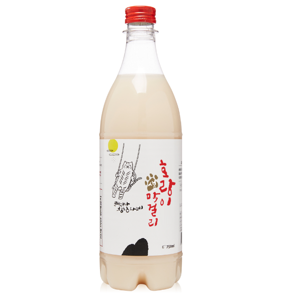[WHOLE BOX] 호랑이 생 막걸리 6도 TIGER MAKGEOLLI 750MLx20BTL