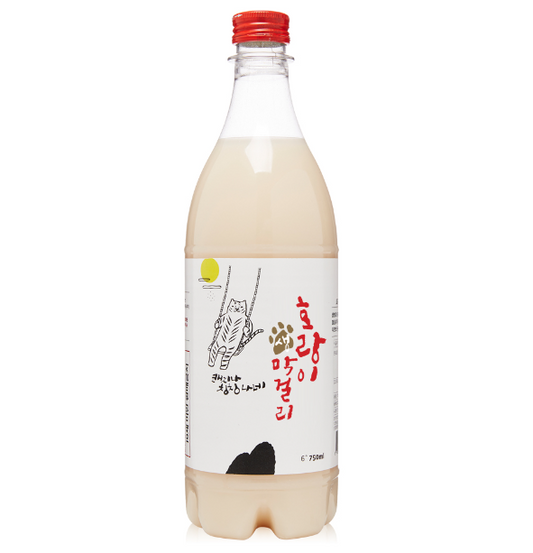 [HALF BOX] 호랑이 생 막걸리 6도 TIGER MAKGEOLLI 750MLx10BTL