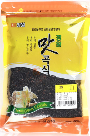 정원 흑미 JW BLACK RICE 800Gx20