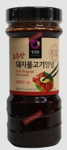 돼지불고기 소스 DS PORK BULGOGI MARINADE SAUCE 840Gx12