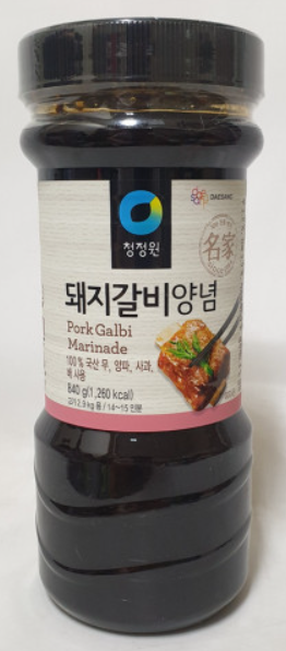 돼지갈비 소스 DS PORK GALBI MARINADE SAUCE 840G (12BTL/BOX)
